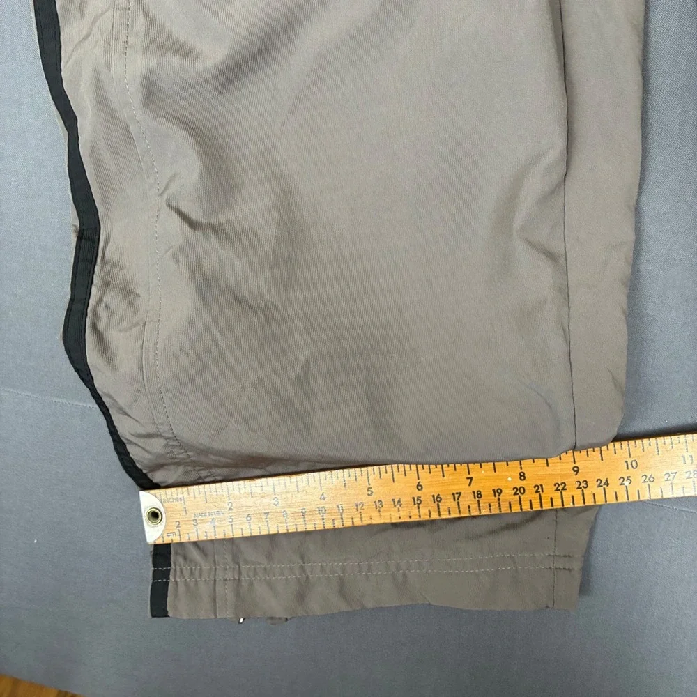 VTG Y2K Adidas Gray 3 Stripe Track Pants Men's Size XL 42x30 Baggy Wide Leg